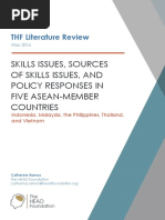 Skills Issues, Sources of Skills Issues, and Policy Responses in Five Asean-Member Countries