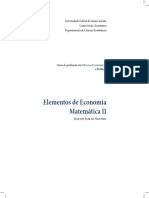 Elementos de Economia Matemática II