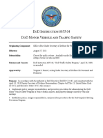 D D I 6055.04 D D M V T S: O Nstruction O Otor Ehicle and Raffic Afety