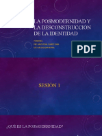 La Posmodernidad y La Desconstrucción de La Identidad