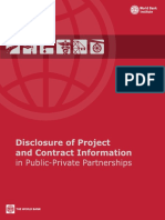 Disclosure of Project and Contract Information in PPP