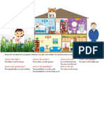 Partes de La Casa: 31 de Agosto de 2021 Formo Oraciones A Partir Del Dibujo