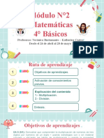 M°2 DE MATEMÁTICAS 4°BÁSICOS