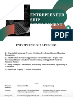 Entrepreneur Ship Development