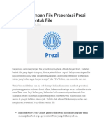 Cara Menyimpan File Presentasi Prezi Kedalam Bentuk File