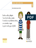 Comprensión de textos - Identifica personaje