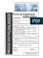 Caderno Escolas Tecnicas Subsequente 2012.1