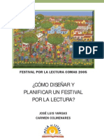 ¿Cómo Diseñar y Planificar Un Festival Por La Lectura