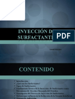 inyección de surfactantes