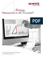 How Is The Energy Measure Power in AC Circuits - Newtek Electricals, CTS, PTS, Energy Meter, Multifunction Meter, VAF Meter, Smart Meter