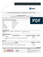 Acuse Movimiento Regimen Sat