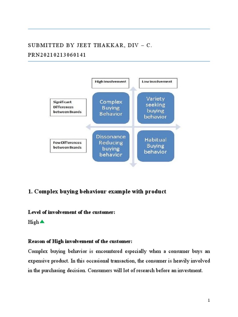 Consumer Buying Behavior Analysis | PDF | Behavior | Brand
