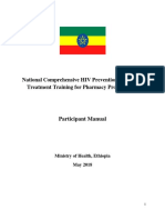 National Comprehensive HIV Prevention, Care, and Treatment Training For Pharmacy Professionals-Participant Manual