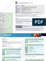 Drug Therapy Protocols:: Propofol