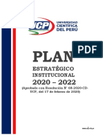 Plan Estratégico 2020 2022