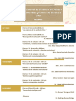 Programa Ii Curso de Bioetica - 2021