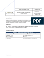 Anexo 13. - Procedimiento Control de Documentos TALENTO SOLIDO S