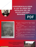 Natalicio DR Alejo Lascano Diapositivas.