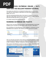 How To Run Outbreak Online - Ali'S Very Easy No Bullshit-Ridden Tutorial