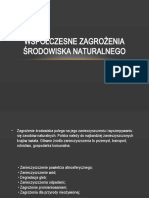 Współczesne Zagrożenia Środowiska Naturalnego