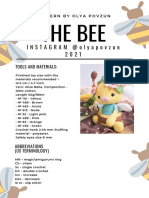 The Bee: INSTAGRAM @olyapovzun 2 0 2 1