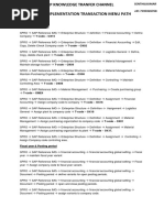 SAP MM Implementation Menu Path