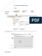 Lab 1: Introduction To Labview Environment Objective