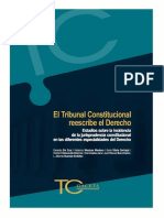 Eto Cruz. El Tribunal Constitucional Reescribe El Derecho. P.