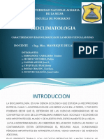 Bioclimatologia - Las Pavas