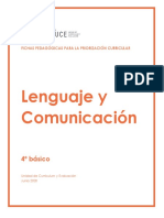 Fichas Pedagógicas para La Priorización Curricular - Lenguaje y Comunicación