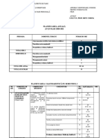 Planificare calendaristica