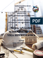 Portada Analisis Viga Hiperest