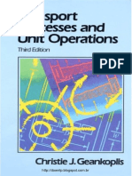 Transport Processes and Unit Operations