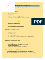 Automotive Industry Analysis: (Porter's Five Forces)