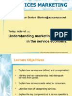 Services Marketing: Understanding Marketing in The Service Economy