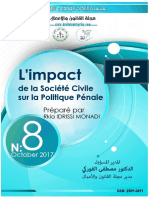 Limpact de La Société Civile Sur La Politique Pénale