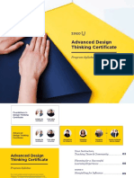 Advanced Design Thinking Certificate: Program Syllabus
