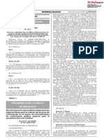 DS-107-2020-PCM reinicio procesos contratación PEC reconstrucción