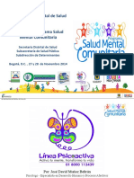 Presentacion Oficial Evento Distrital Linea Spa