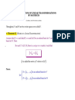 3.4 Representation of Linear Transformations by Matrices: ? Theorem 11