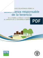 FAO Directrices Voluntarias Tenencia DeTierra y Bosques