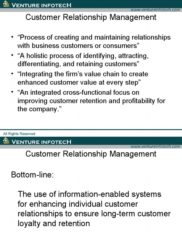 Effective Customer Relationship Management | PDF