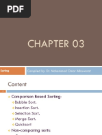 Compiled By: Dr. Mohammad Omar Alhawarat: Sorting