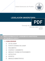 LEGISLACION UNIVERSITARIA CUAS 2021-2023