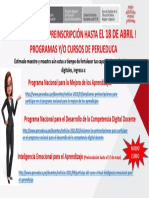 Perú Educa Banner Ampliación de Inscripción A Los Cursos