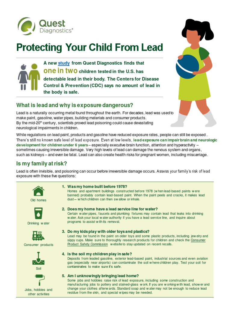 Protecting Your Child From Lead | PDF | Lead | Health Sciences