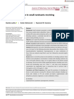 Refeeding Syndrome in Small Ruminants Receiving Parenteral Nutrition
