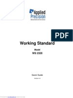Working Standard: Model