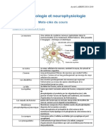 Synthèse Neurobio