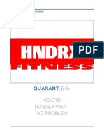 Quarant: Lean No Gym No Equipment No Problem
